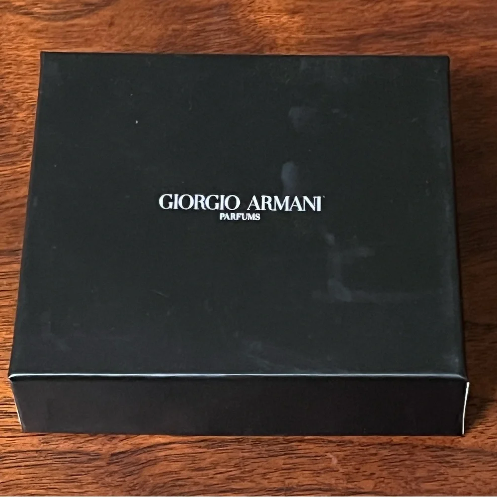 Gorgio Armani Compact Purse Mirror With Case And Box